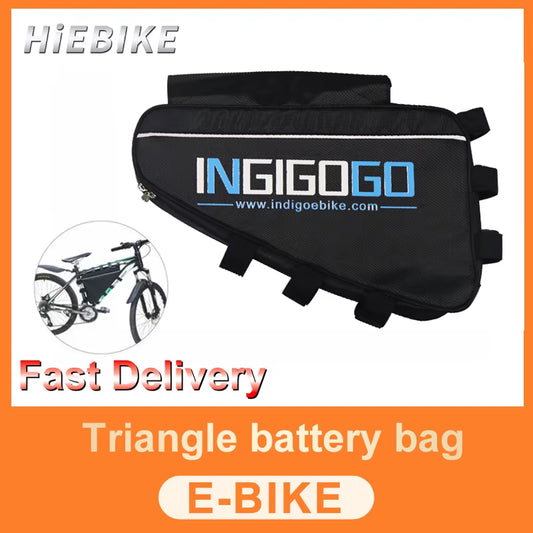 E-BIKE Electric Triangle Battery Bag Waterproof Cycling Accessorie Pack Converted MTB Road Bike Tube Frame Case Storage Bike Bag