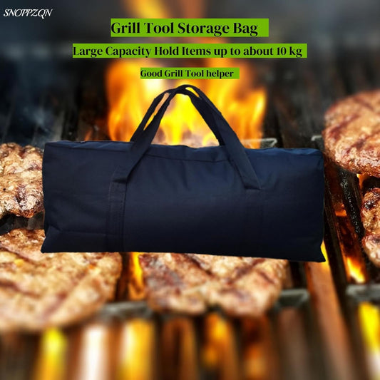 Grill Tool Storage Bag, Grilling Utensil Storage, BBQ Bag for Outdoor.