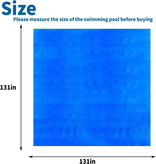 10Ft round Swimming Pool Ground Cloth for above Ground Pools,Pool Blanket for Frame Pools,Round Pool Accessories