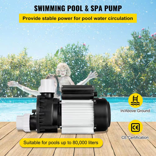 750W 1HP Water Pump for Swimming Pools