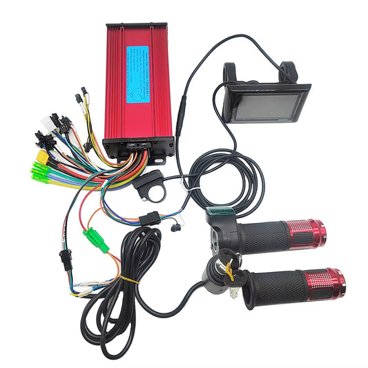 36V 48V 60V 1000W 1200W 1500W 40A E-Bike/Electric Scooter Brushless Controller with LCD Display and Throttle for Electric Bike