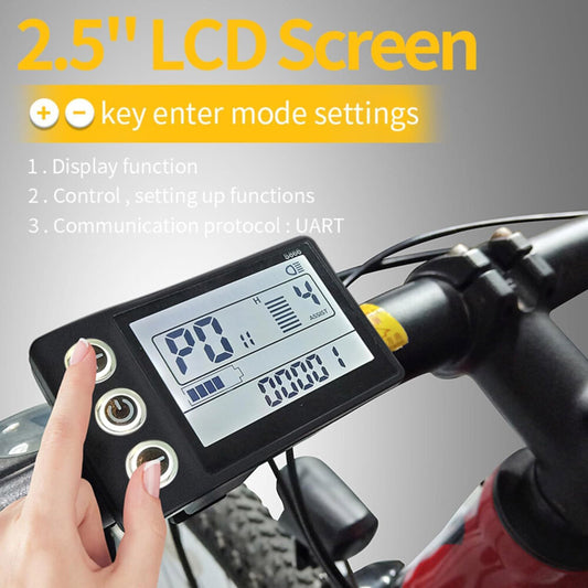 For E-Bike LCD Display 24V/36V/48V Display E-Bicycle MTB Part Electric Bike 2024