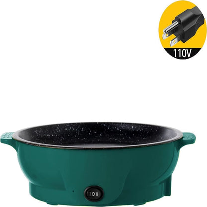 Portable Multifunctional Indoor Grill Griddle - 110V BBQ Skillet for Indoor Frying Smoker Digital Silicone Mold Bbq Grill Cover