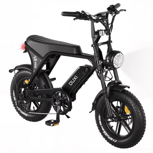Electric Bike for Adults, 16" Fat Tire Ebike, 500W 20MPH Electric Bicycle, 36V 10.4Ah, E Bike UL2849