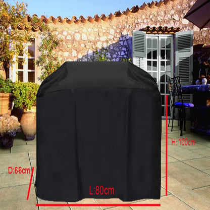 Universal BBQ Grill Cover, Custom Made Cover, Gas Barbecue, Protective Cover, Black Color, Waterproof, Custom Made