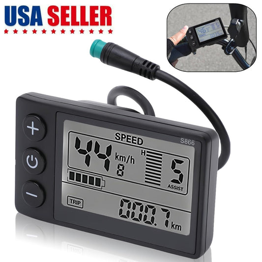 For E-Bike LCD Display 24V/36V/48V Display E-Bicycle MTB Part Electric Bike 2024