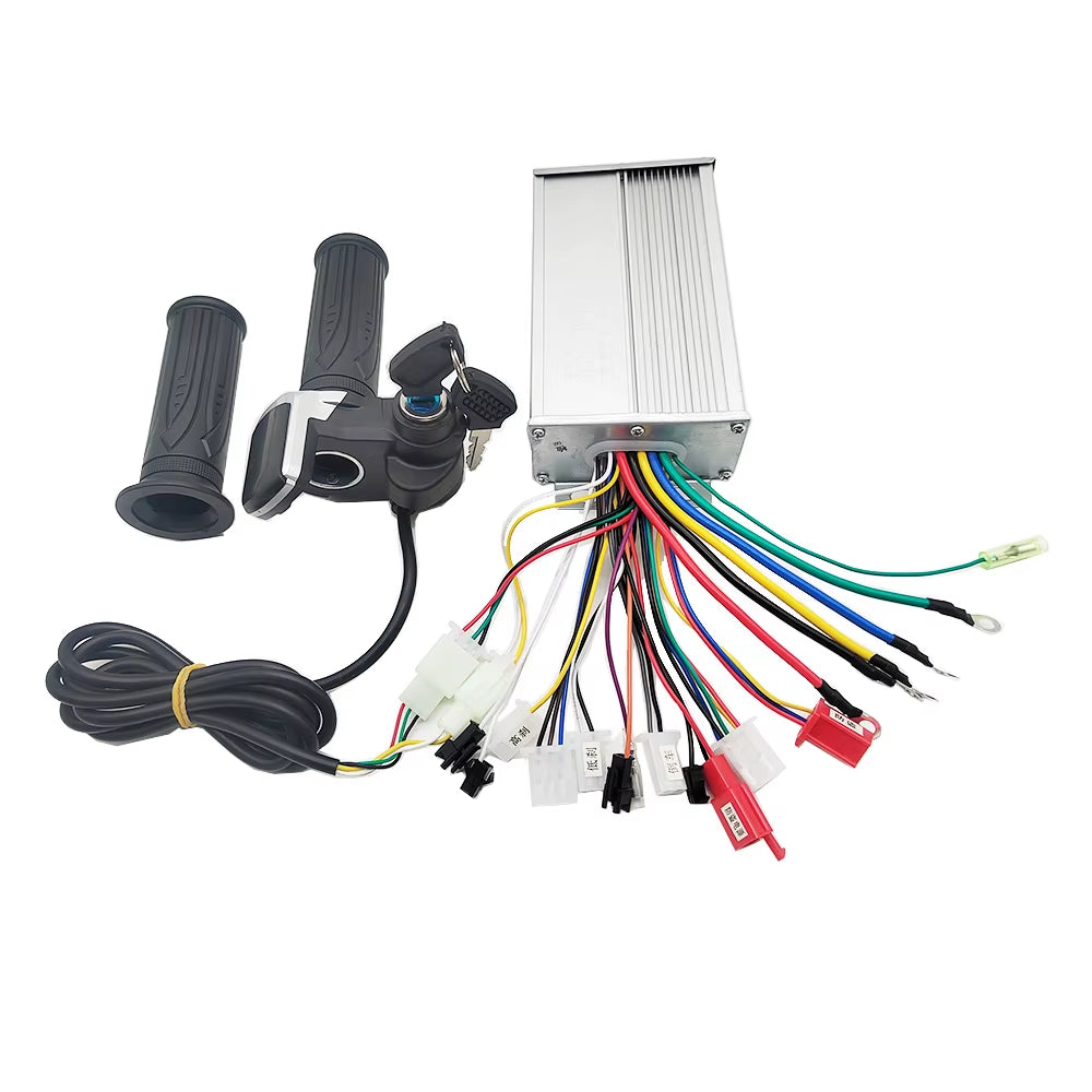 Twist Throttle Battery Display with Brushless Controller 36V 48V 500W for E-Bike/Scooter/Bldc Motor/Electric Bike