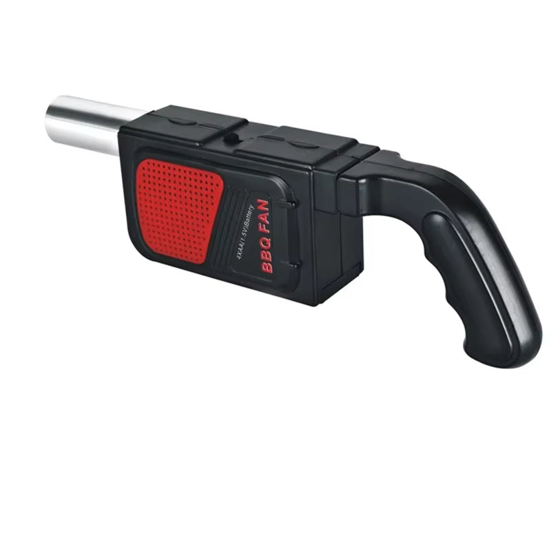 (No Battery) BBQ Cooking Fan for Outdoor BBQ Picnic Air Blower Point Carbon Good Helper Stove Picnic Cooking Fan Barbecue Tools