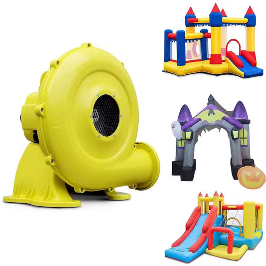 11 In. 1 Fan Speeds Drum Fan in Yellow with Silent Mode