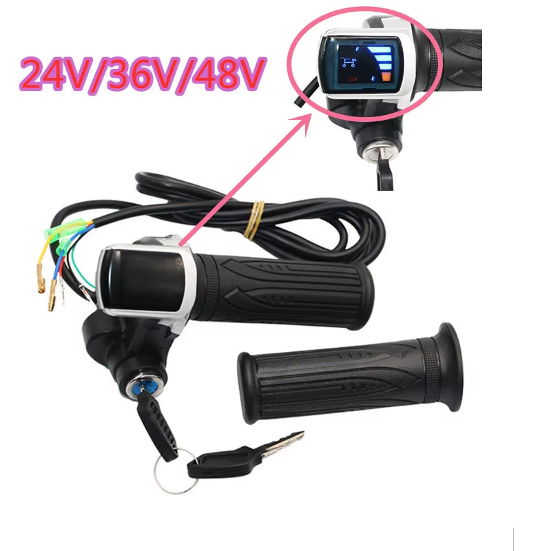 Twist Throttle Battery Display with Brushless Controller 36V 48V 500W for E-Bike/Scooter/Bldc Motor/Electric Bike