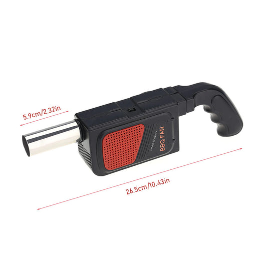 Handheld Electric BBQ Fan Air Blower Portable for Outdoor Camping Barbecue Picnic BBQ Cooking Tool Bakery Grill Accessories