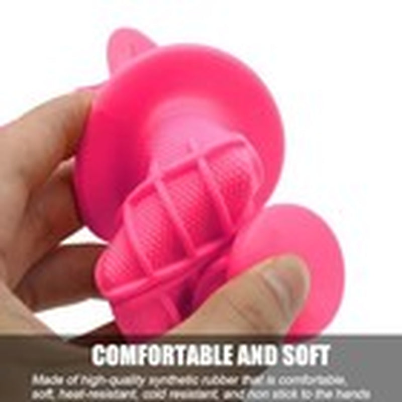 Motorcycle Hand Grips, 2PCS 7/8" 22Mm 24Mm Non-Slip Soft Rubber Pink