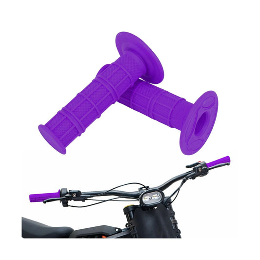 Dirt Bike Handlebar Grips 7/8" Rubber Handle Grips Universal for Sur Ron Surr...